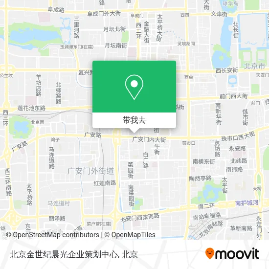 北京金世纪晨光企业策划中心地图