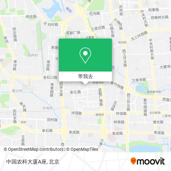 中国农科大厦A座地图