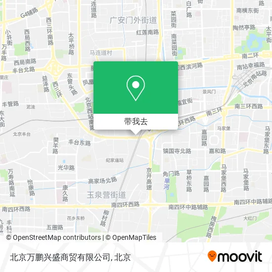 北京万鹏兴盛商贸有限公司地图