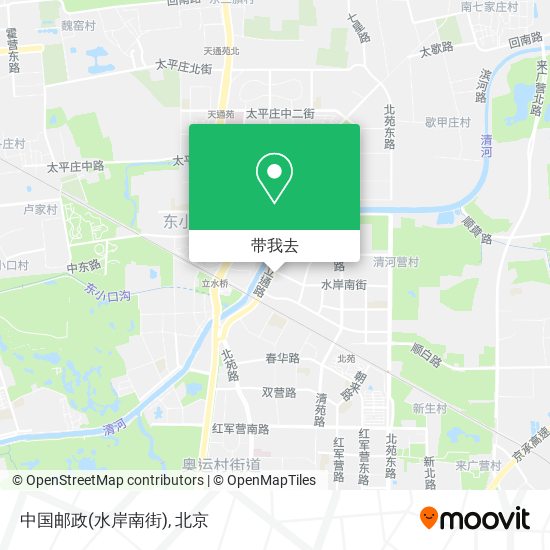 中国邮政(水岸南街)地图
