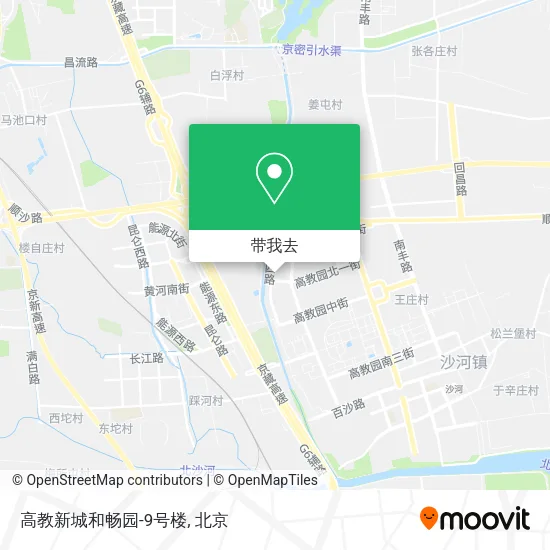 高教新城和畅园-9号楼地图