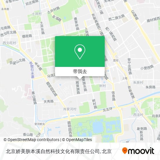 北京娇美肤本溪自然科技文化有限责任公司地图