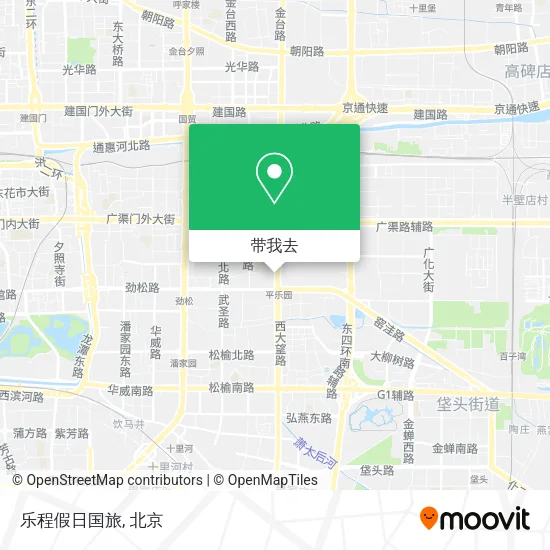 乐程假日国旅地图