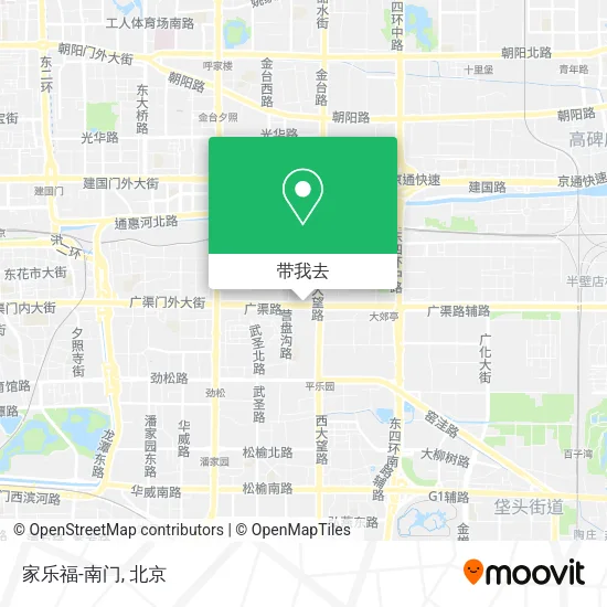 家乐福-南门地图