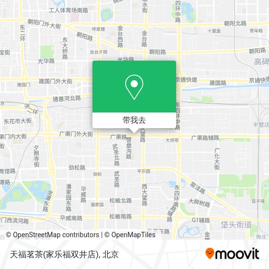 天福茗茶(家乐福双井店)地图