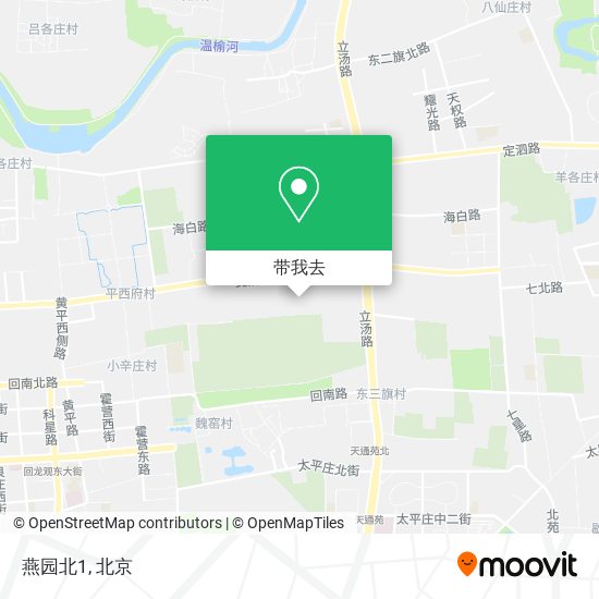 燕园北1地图