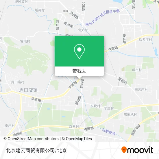 北京建云商贸有限公司地图