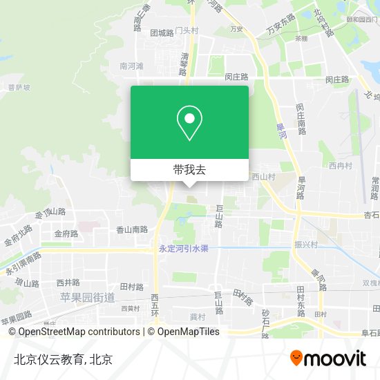 北京仪云教育地图