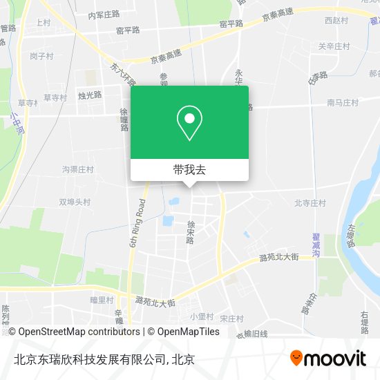 北京东瑞欣科技发展有限公司地图