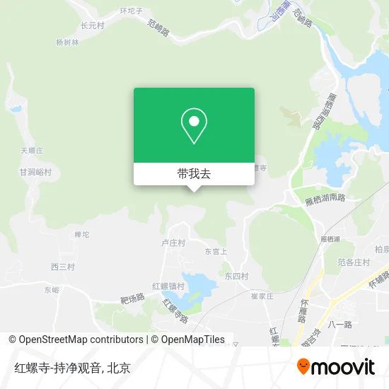 红螺寺-持净观音地图