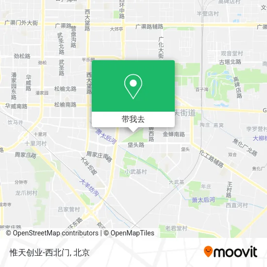 惟天创业-西北门地图