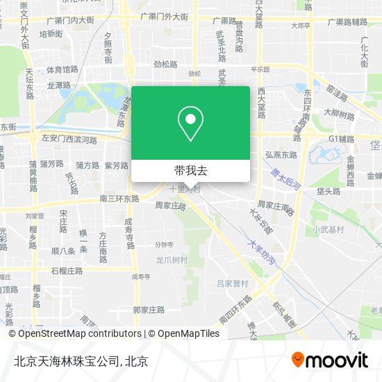 北京天海林珠宝公司地图