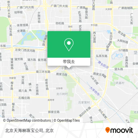 北京天海林珠宝公司地图