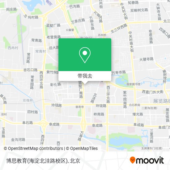 博思教育(海淀北洼路校区)地图