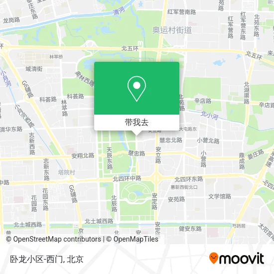 卧龙小区-西门地图