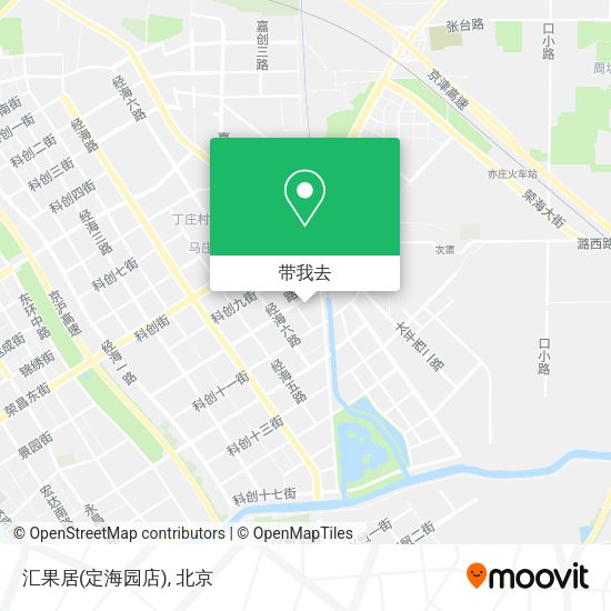 汇果居(定海园店)地图