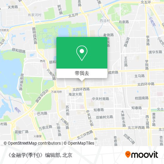《金融学(季刊)》编辑部地图