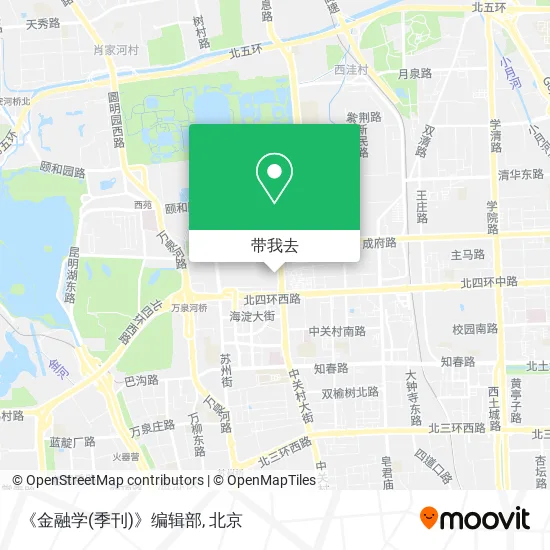 《金融学(季刊)》编辑部地图