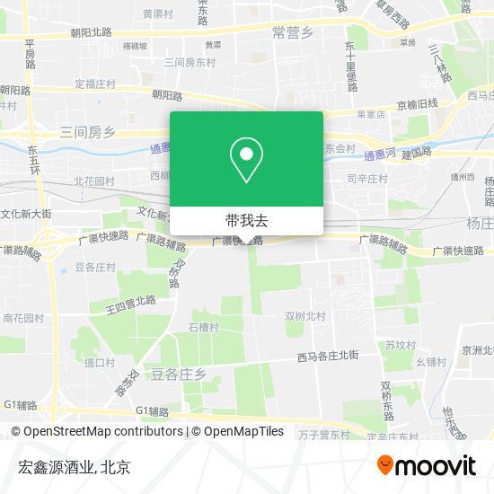 宏鑫源酒业地图