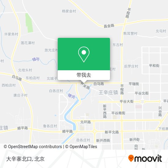大辛寨北口地图