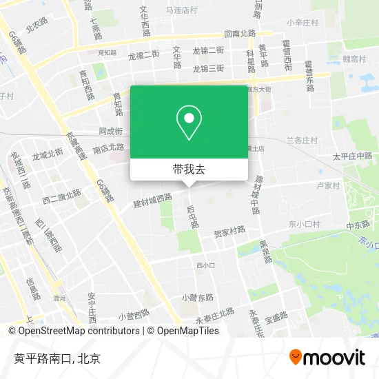 黄平路南口地图