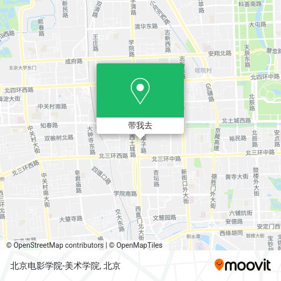 北京电影学院-美术学院地图