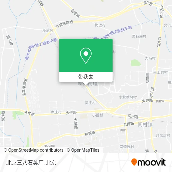 北京三八石英厂地图