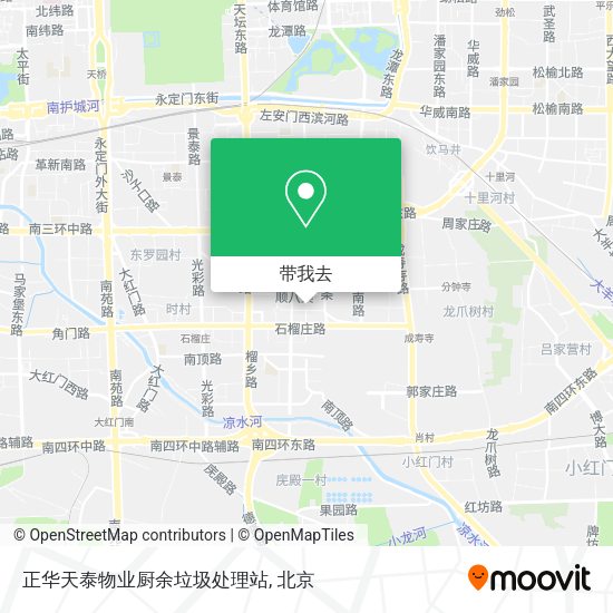 正华天泰物业厨余垃圾处理站地图