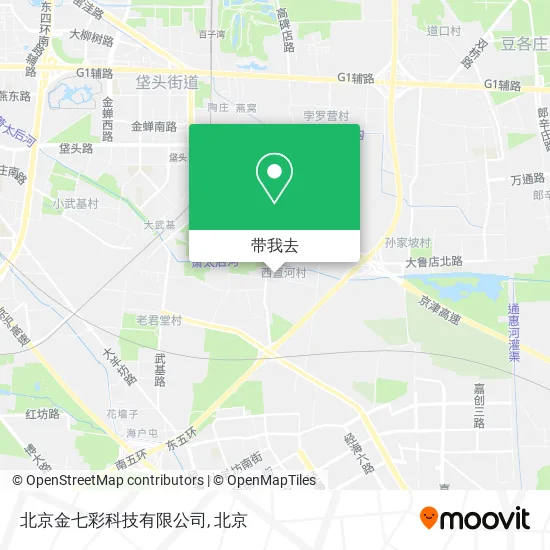 北京金七彩科技有限公司地图