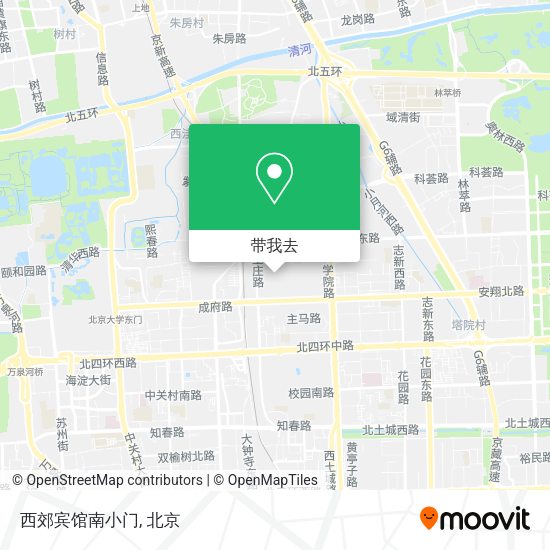 西郊宾馆南小门地图