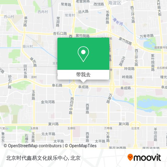 北京时代鑫易文化娱乐中心地图