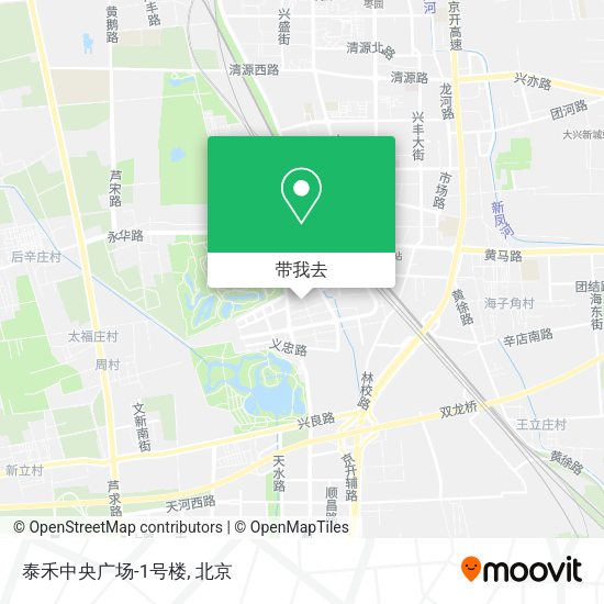泰禾中央广场-1号楼地图