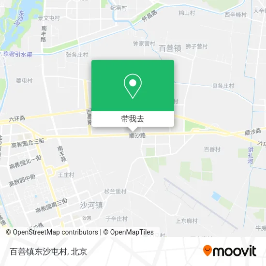 百善镇东沙屯村地图