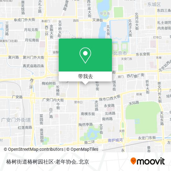 椿树街道椿树园社区-老年协会地图