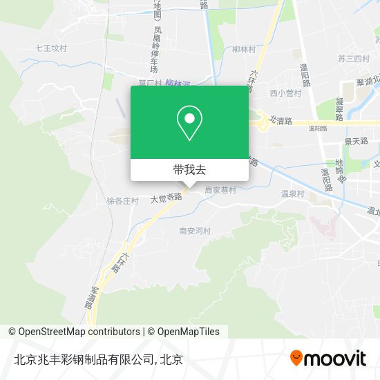 北京兆丰彩钢制品有限公司地图