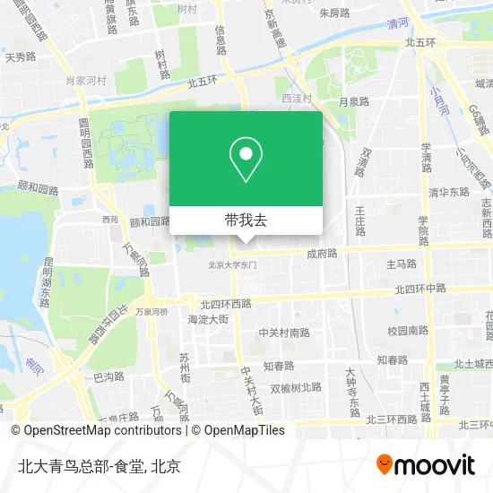 北大青鸟总部-食堂地图
