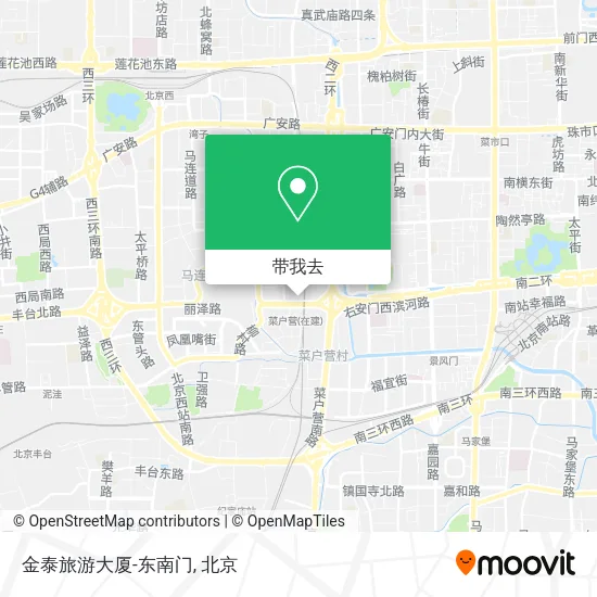 金泰旅游大厦-东南门地图