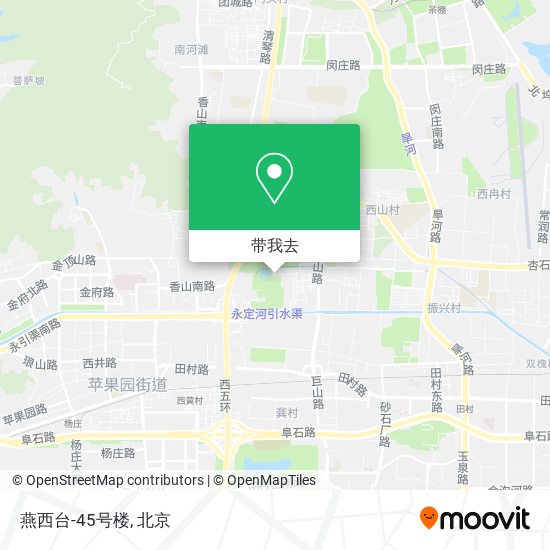 燕西台-45号楼地图