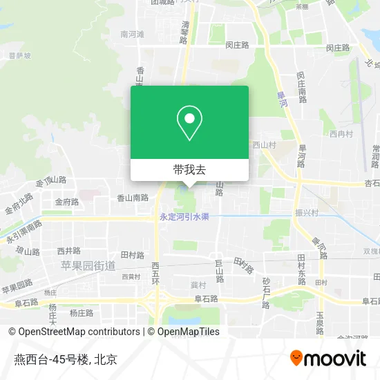 燕西台-45号楼地图