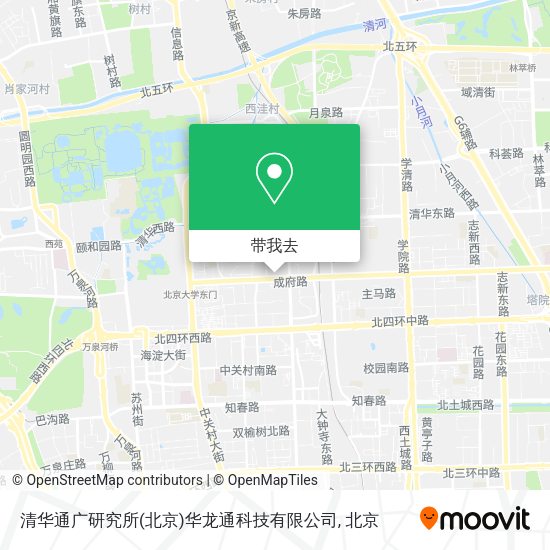 清华通广研究所(北京)华龙通科技有限公司地图