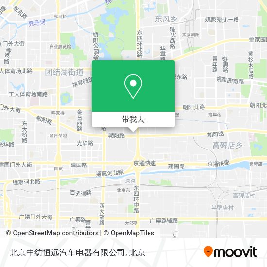 北京中纺恒远汽车电器有限公司地图