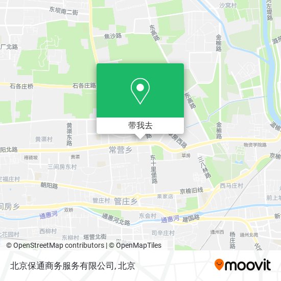 北京保通商务服务有限公司地图