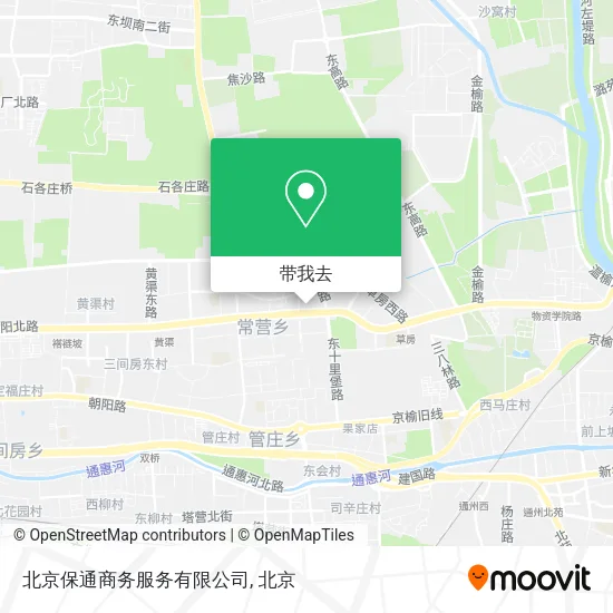 北京保通商务服务有限公司地图