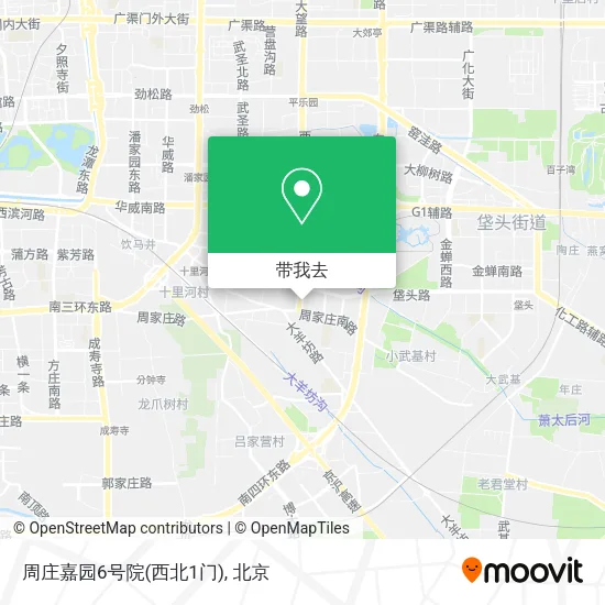 周庄嘉园6号院(西北1门)地图