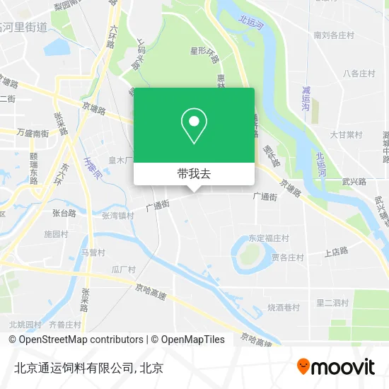 北京通运饲料有限公司地图