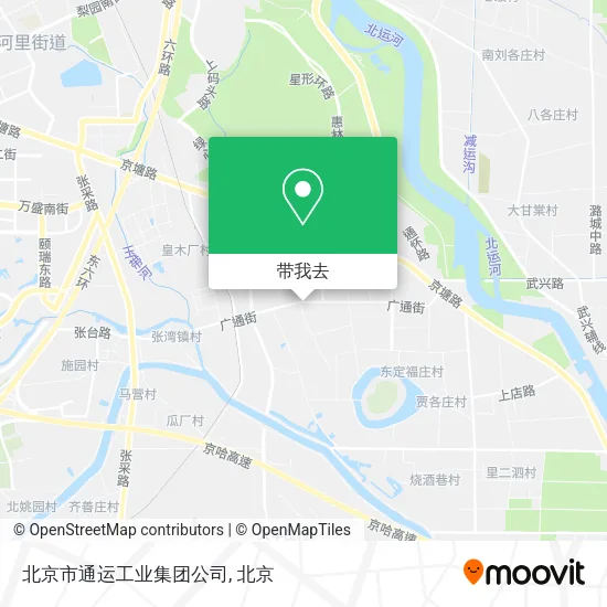 北京市通运工业集团公司地图