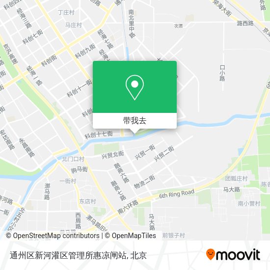 通州区新河灌区管理所惠凉闸站地图