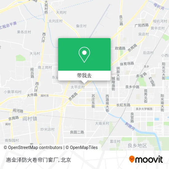 惠金泽防火卷帘门窗厂地图