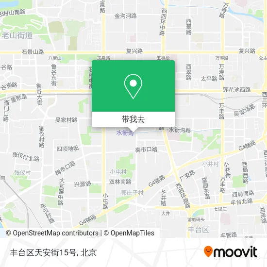 丰台区天安街15号地图