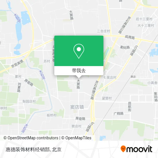 惠德装饰材料经销部地图